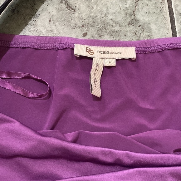 BCBG Generation Purple Dress size L - Picture 5 of 7